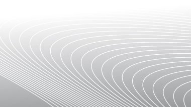 Arkaplan veya sunum için eğri çizgisi olan gri soyut arkaplan