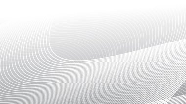 Arkaplan veya sunum için eğri çizgisi olan gri soyut arkaplan