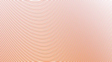 Mavi eğri çizgi vektör resmine sahip turuncu soyut arkaplan