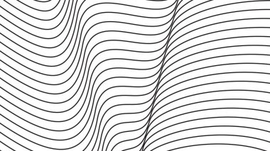 Siyah eğri çizgisi soyut arkaplan vektör resmi