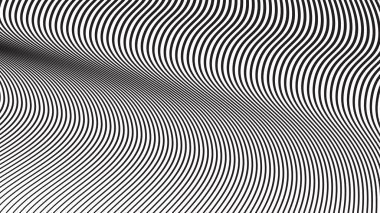 Siyah eğri çizgisi soyut arkaplan vektör resmi