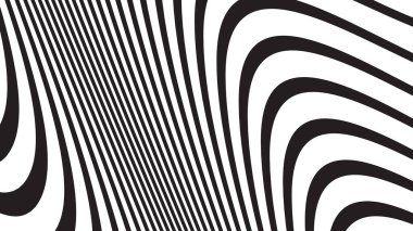 Siyah eğri çizgisi soyut arkaplan vektör resmi