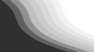 Gri dalga kağıdı soyut arkaplan vektör resmini kesti