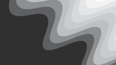 Gri dalga kağıdı soyut arkaplan vektör resmini kesti