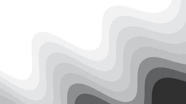 Gri dalga kağıdı soyut arkaplan vektör resmini kesti