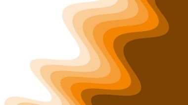 Turuncu dalga kağıdı arkaplan veya sunum için soyut arkaplanı kes