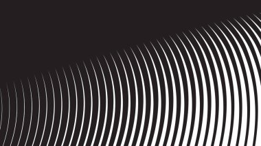 Arkaplan veya sunum için siyah ve beyaz eğimli çizgiler arkaplan vektör resmi