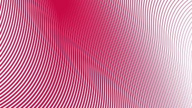 Arkaplan veya sunum için kırmızı eğri çizgisi soyut arkaplan vektör resmi