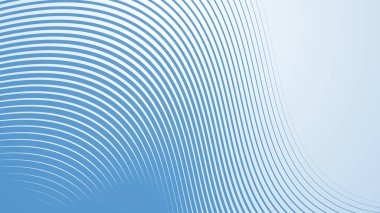 Bebek Mavi arkaplan, arkaplan veya sunum için çizgili eğri çizgileri ile soyut arkaplan