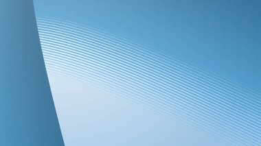 Bebek Mavi arkaplan, arkaplan veya sunum için çizgili eğri çizgileri ile soyut arkaplan