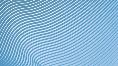 Bebek Mavi arkaplan, arkaplan veya sunum için çizgili eğri çizgileri ile soyut arkaplan