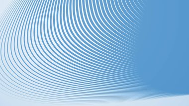 Bebek Mavi arkaplan, arkaplan veya sunum için çizgili eğri çizgileri ile soyut arkaplan