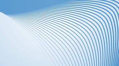 Bebek Mavi arkaplan, arkaplan veya sunum için çizgili eğri çizgileri ile soyut arkaplan