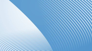 Bebek Mavi arkaplan, arkaplan veya sunum için çizgili eğri çizgileri ile soyut arkaplan