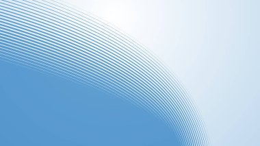 Bebek Mavi arkaplan, arkaplan veya sunum için çizgili eğri çizgileri ile soyut arkaplan
