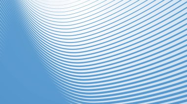 Bebek Mavi arkaplan, arkaplan veya sunum için çizgili eğri çizgileri ile soyut arkaplan