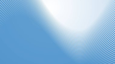 Bebek Mavi arkaplan, arkaplan veya sunum için çizgili eğri çizgileri ile soyut arkaplan