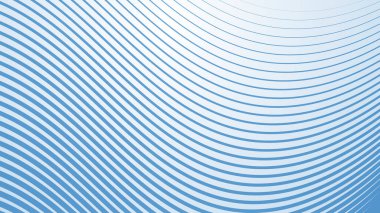Bebek Mavi arkaplan, arkaplan veya sunum için çizgili eğri çizgileri ile soyut arkaplan