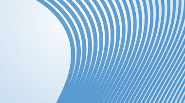 Bebek Mavi arkaplan, arkaplan veya sunum için çizgili eğri çizgileri ile soyut arkaplan