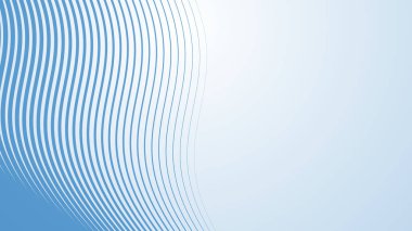 Bebek Mavi arkaplan, arkaplan veya sunum için çizgili eğri çizgileri ile soyut arkaplan