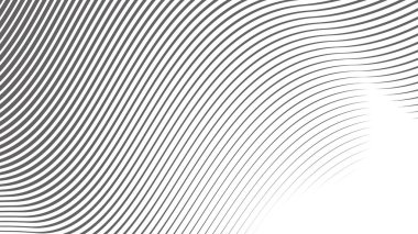 Gri ve beyaz çizgiler arkaplan veya kumaş biçimi için soyut desen arkaplanı