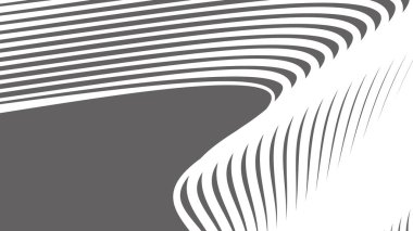 Gri ve beyaz çizgiler arkaplan veya kumaş biçimi için soyut desen arkaplanı