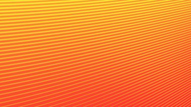 Çizgili sarı ve turuncu gradyan soyut arkaplan vektör görüntüsü