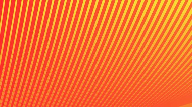 Çizgili sarı ve turuncu gradyan soyut arkaplan vektör görüntüsü