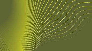 Arkaplan veya sunum için çizgili eğri çizgisi olan yeşil ordu soyut arka planı