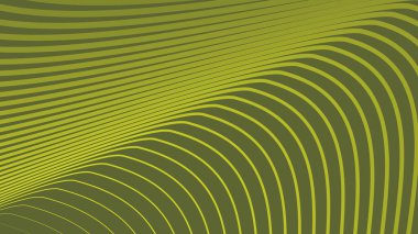 Arkaplan veya sunum için çizgili eğri çizgisi olan yeşil ordu soyut arka planı