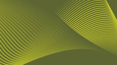 Arkaplan veya sunum için çizgili eğri çizgisi olan yeşil ordu soyut arka planı