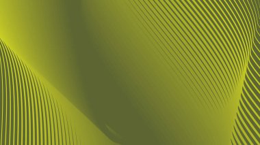 Arkaplan veya sunum için çizgili eğri çizgisi olan yeşil ordu soyut arka planı
