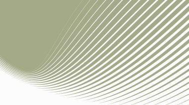 Arkaplan veya sunum için çizgili eğri çizgisi olan yeşil ordu soyut arka planı