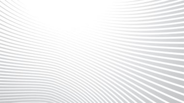 Arkaplan veya sunum için çizgili eğri çizgisi olan gri soyut arkaplan