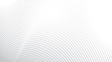 Arkaplan veya sunum için çizgili eğri çizgisi olan gri soyut arkaplan