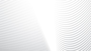 Arkaplan veya sunum için çizgili eğri çizgisi olan gri soyut arkaplan