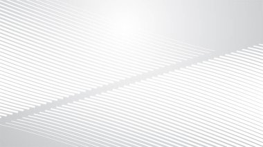 Arkaplan veya sunum için çizgili eğri çizgisi olan gri soyut arkaplan