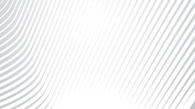 Arkaplan veya sunum için çizgili eğri çizgisi olan gri soyut arkaplan