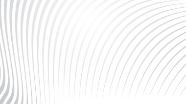 Arkaplan veya sunum için çizgili eğri çizgisi olan gri soyut arkaplan