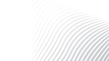 Arkaplan veya sunum için çizgili eğri çizgisi olan gri soyut arkaplan