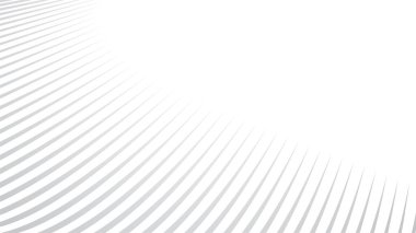 Arkaplan veya sunum için çizgili eğri çizgisi olan gri soyut arkaplan