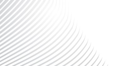 Arkaplan veya sunum için çizgili eğri çizgisi olan gri soyut arkaplan