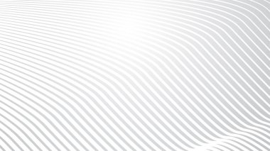 Arkaplan veya sunum için çizgili eğri çizgisi olan gri soyut arkaplan