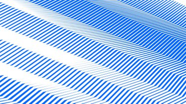 Arkaplan veya kumaş biçimi için mavi zig zag soyut desen arkaplanı