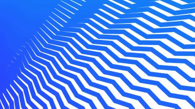 Arkaplan veya kumaş biçimi için mavi zig zag soyut desen arkaplanı