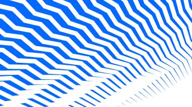 Arkaplan veya kumaş biçimi için mavi zig zag soyut desen arkaplanı