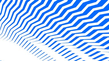 Arkaplan veya kumaş biçimi için mavi zig zag soyut desen arkaplanı