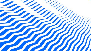 Arkaplan veya kumaş biçimi için mavi zig zag soyut desen arkaplanı