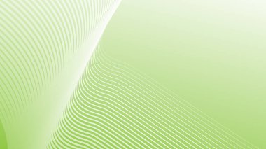 Arkaplan veya sunum için eğri çizgili yeşil soyut arkaplan