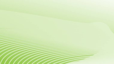 Arkaplan veya sunum için eğri çizgili yeşil soyut arkaplan
